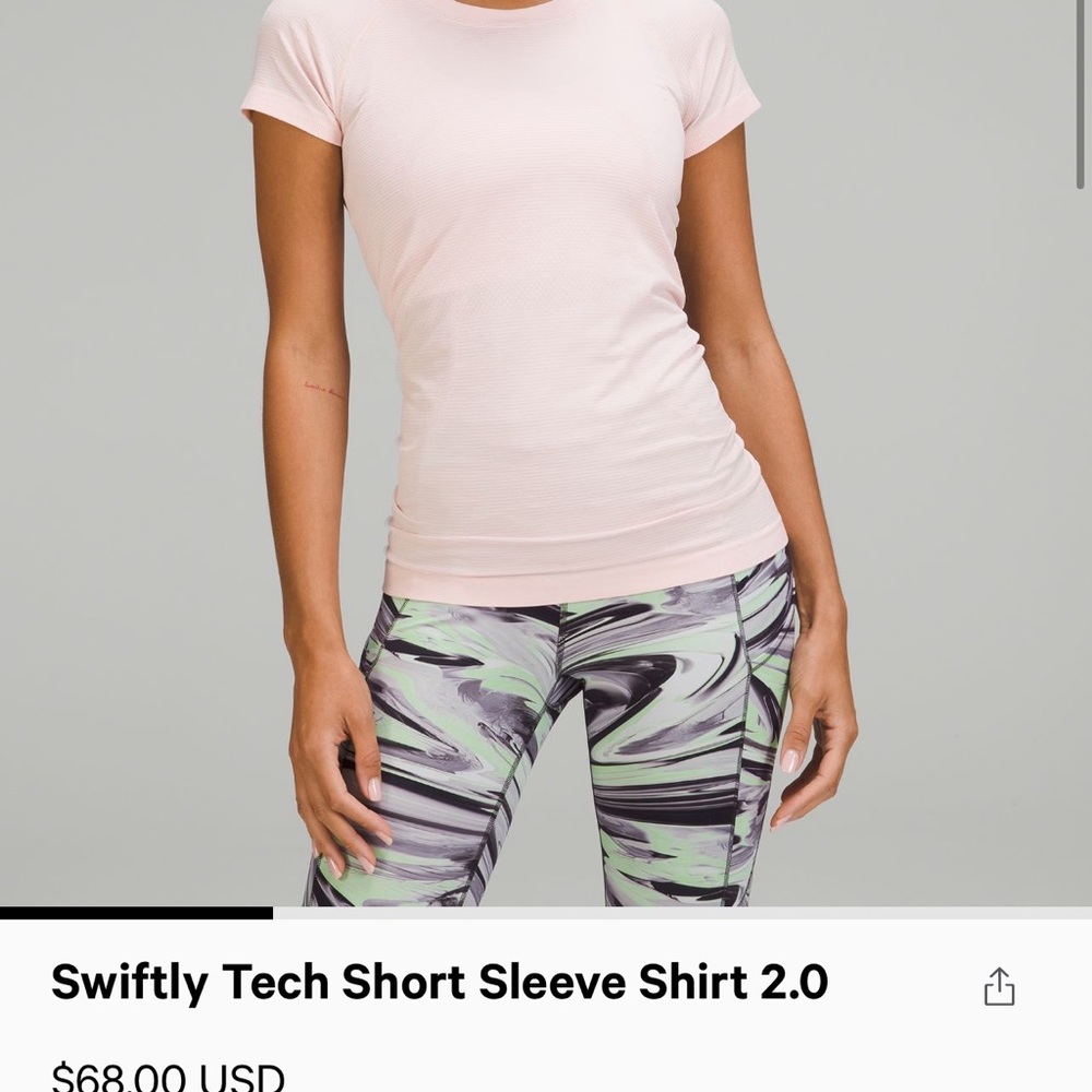 Lululemon Swiftly Tech Short Sleeve Shirt